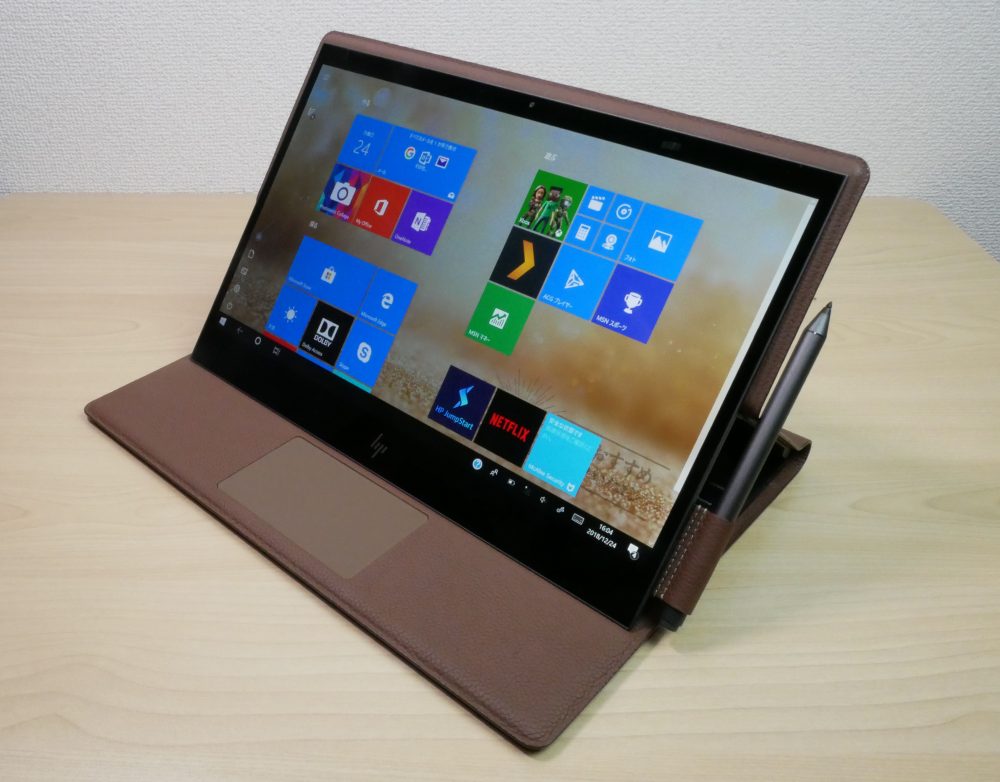 HP Spectre Folio 13のレビュー！本革がかっこよすぎる！ペンの描き
