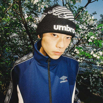 umbro × 9090 Jacquard Beanie – YZ