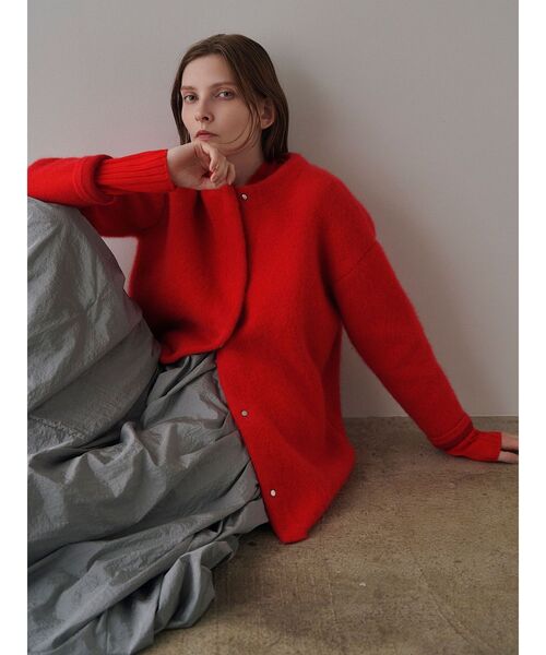 ELENDEEK（エレンディーク） カーディガン CNラクーンミックスダブル