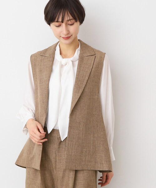 Dessin（デッサン） ベスト ジレ 「洗える・セットアップ可能