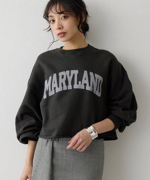 Whim Gazette（ウィム ガゼット） トレーナー スウェット 裏毛ロゴプル