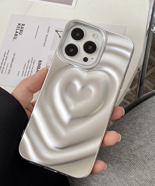 shopnikoniko（ショップにこにこ） スマホケース シルバーハート