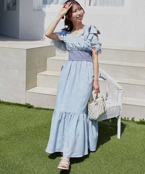 MAJESTIC LEGON（マジェスティックレゴン） ワンピース フリルリボン