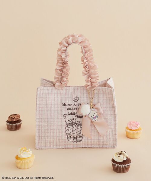 Maison de FLEUR（メゾンドフルール） トートバッグ リラックマ フリル