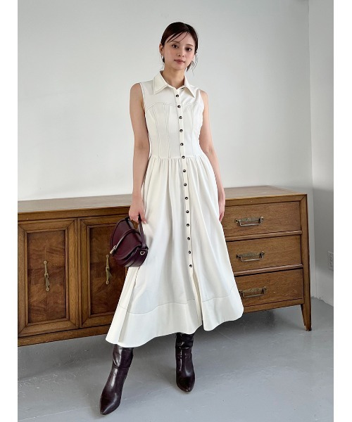 SNIDEL（スナイデル） ワンピース Sustainableコルセットディテール