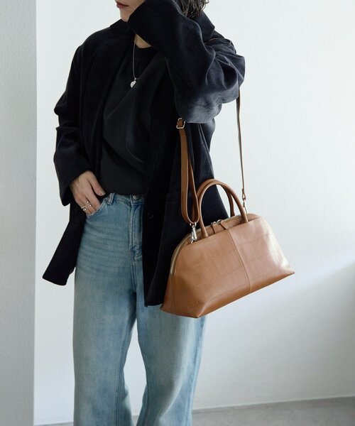 ear PAPILLONNER（イア パピヨネ） ボストンバッグ 「本革/2way