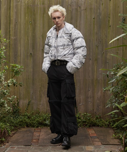 GRANCY ダウンジャケット ダウン 「GRANCY」Printed Short Real Down