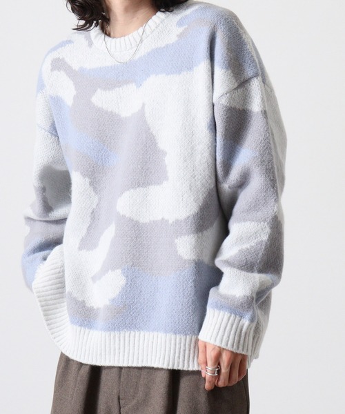 FUNALIVE（ファンアライブ） セーター ニット WS select 起毛 迷彩柄