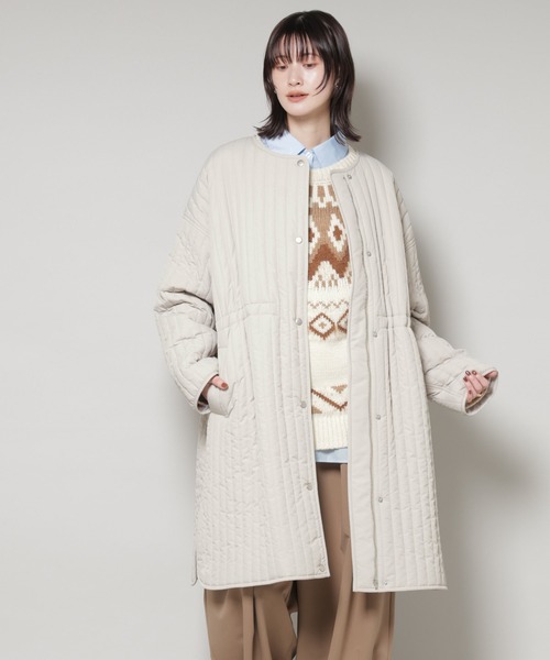 NANO universe（ナノ・ユニバース） ノーカラーコート FREE ピンク