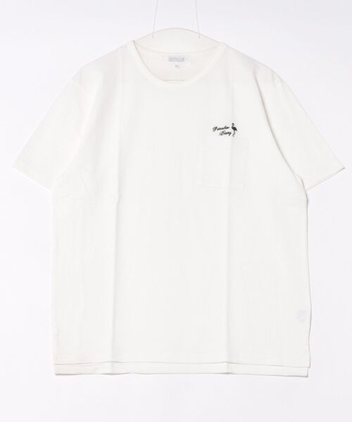 STYLEBLOCK（スタイルブロック） tシャツ ポップコーン編みロゴ刺繍胸