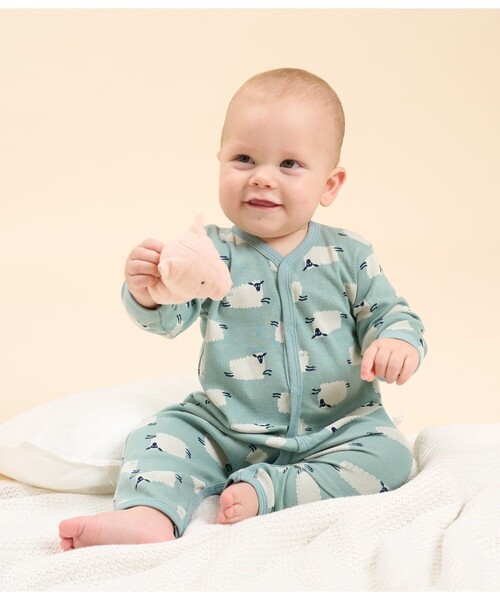 PETIT BATEAU（プチバトー） ベビー服 ロンパース 足なしロンパース