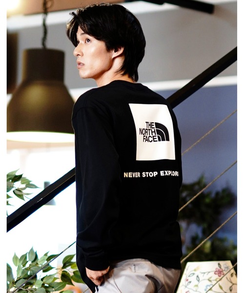 THE NORTH FACE（ザ ノースフェイス） tシャツ L/S BACK SQ LOGO TEE
