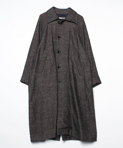 VOAAOV（ヴォアーブ） コート ジャケット WOOL LINEN HERRING BONE