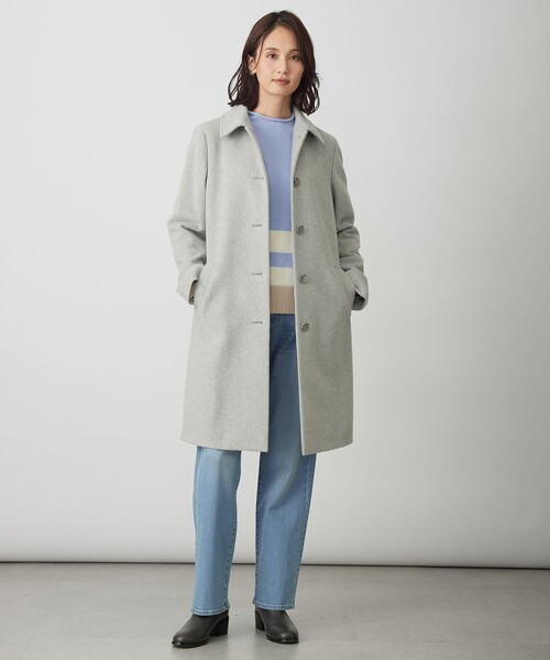 J.PRESS（J.プレス） ステンカラーコート コート ショートビーバー