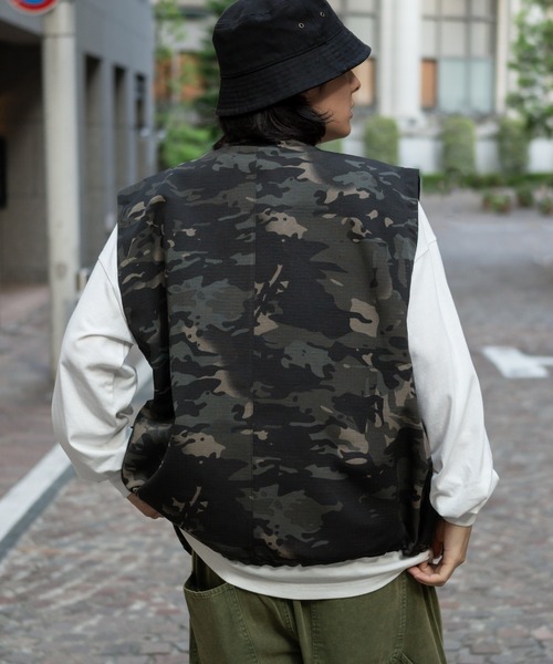 kutir（クティール） ベスト ジレ アソート多ポケットベスト メンズ