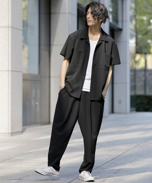 ADMIX/ATELIER SAB MEN セットアップ ジョーゼット ストレッチジャージ