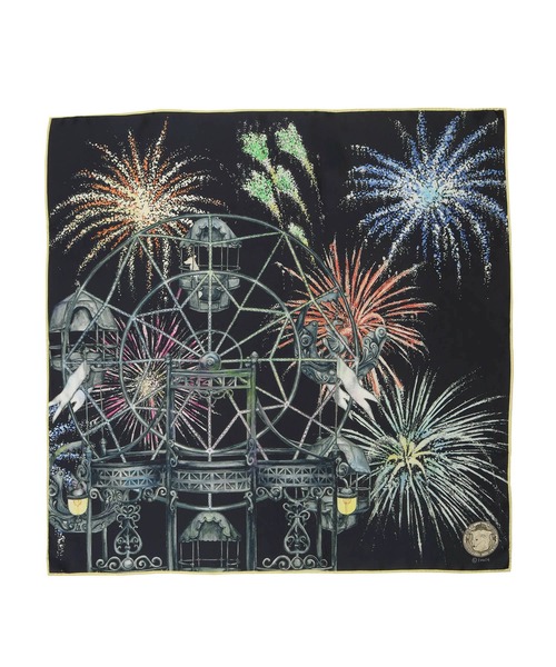 SWASH LONDON スカーフ バンダナ シルクスカーフ ツイル 88*88