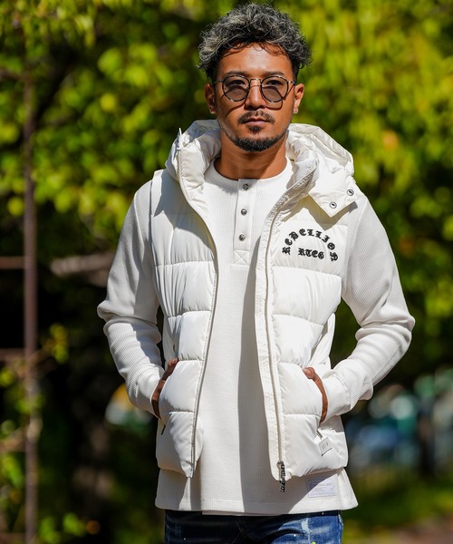 adamsJUGGLER（アダムスジャグラー） ダウンベスト ベスト RTEGバック