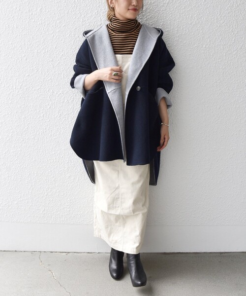 SHIPS any コート アウター 「WEB限定」SHIPS any: リバー フーデット