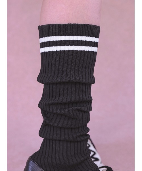 Darich（ダーリッチ） ブーツ ラインニットニーハイブーツ レディース