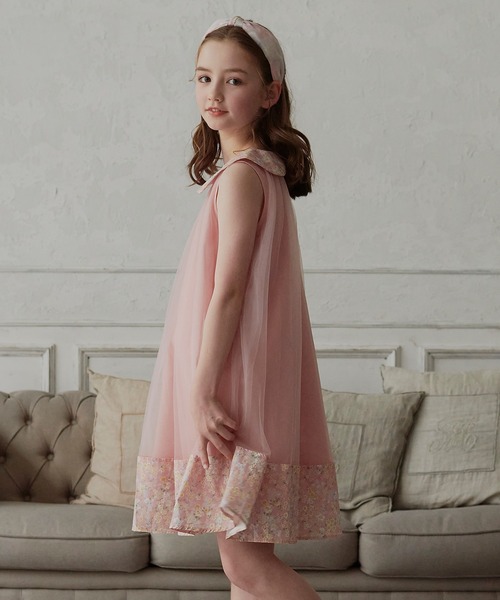 DRESCCO（ドレスコ） ワンピース フラワーカラー＆ヘムピンクチュール