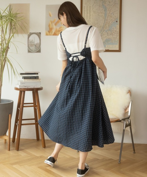 Ada. ワンピース 「ギンガムチェック」キャミ ワンピース : ZOZOTOWN