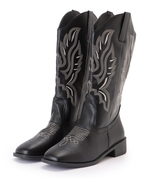 Lace Ladies（レースレディース） ブーツ レザー調 ローヒール ロング