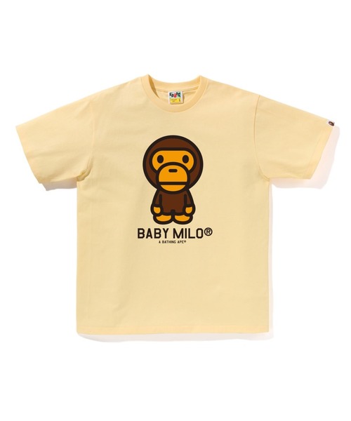 A BATHING APE（アベイシングエイプ） tシャツ BABY MILO TEE メンズ