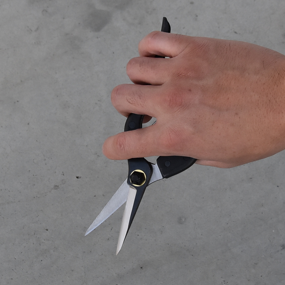 造園道具.com / KUROCO 両刃芽切鋏180㎜ ショートハンドルモデル