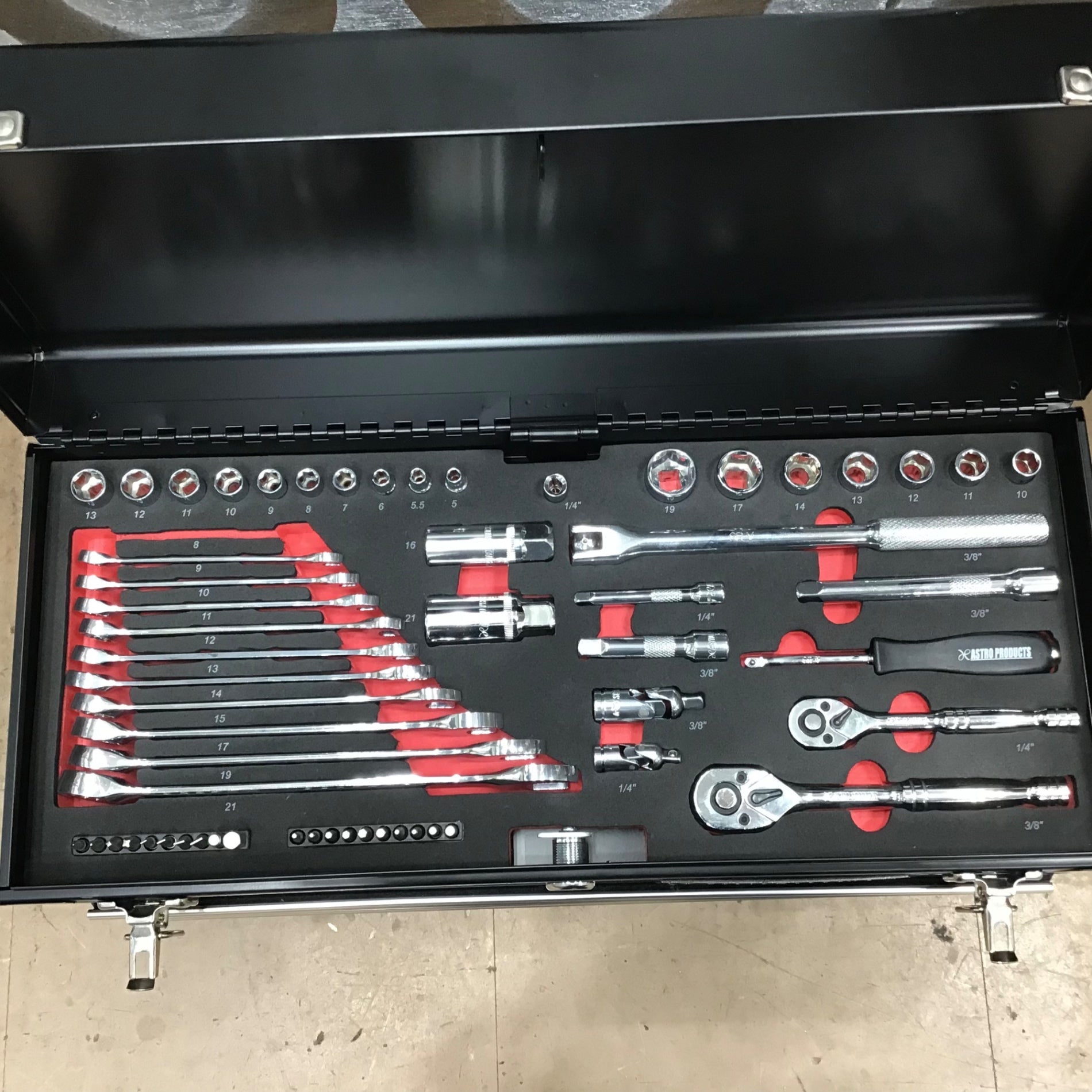 ASTRO PURODUCTS アストロプロダクツ 工具セット 鍵付き 3段【草加店