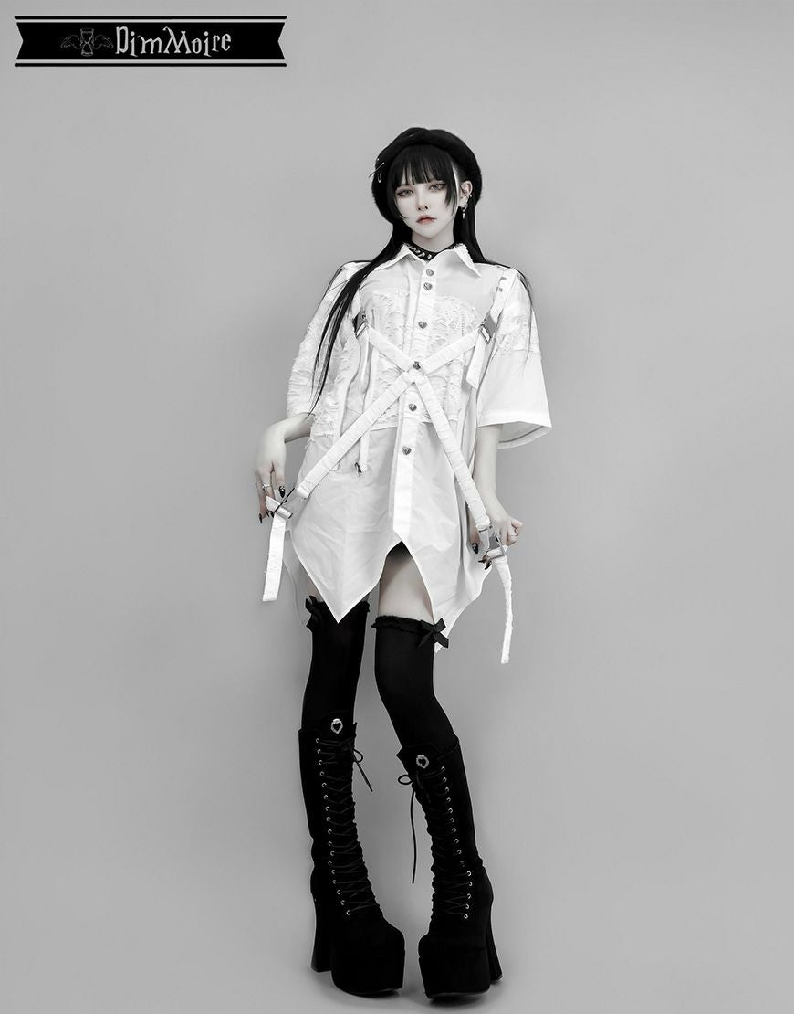 DimMoire【ディムモアール】監禁ハーネスシャツ/Black