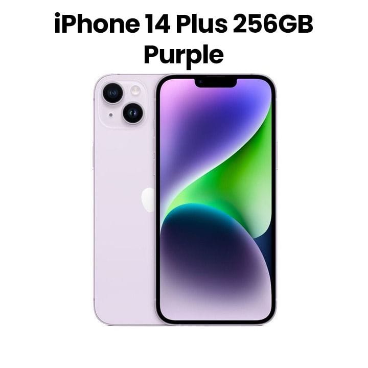 Buy Apple iPhone 14 Plus 256GB Purple (MQ563AA/A) | Jumbo Souq