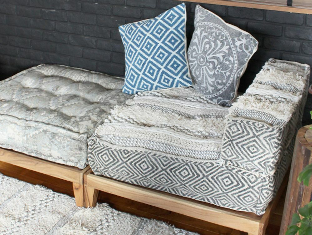 送料無料】ブロック マルチ ソファ センター マック ホワイト - a