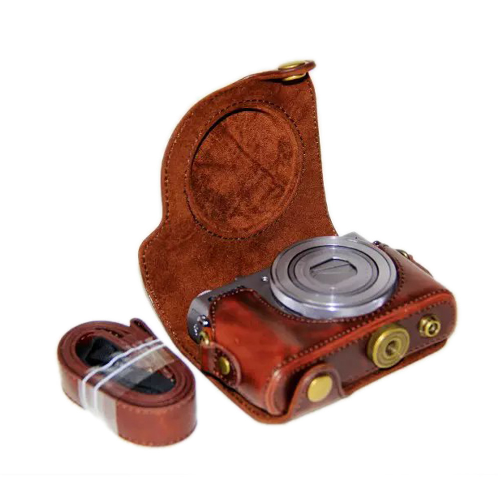 PU Leather Case for Canon Powershot G9X Mark II G9X2 G9XII S90 S95