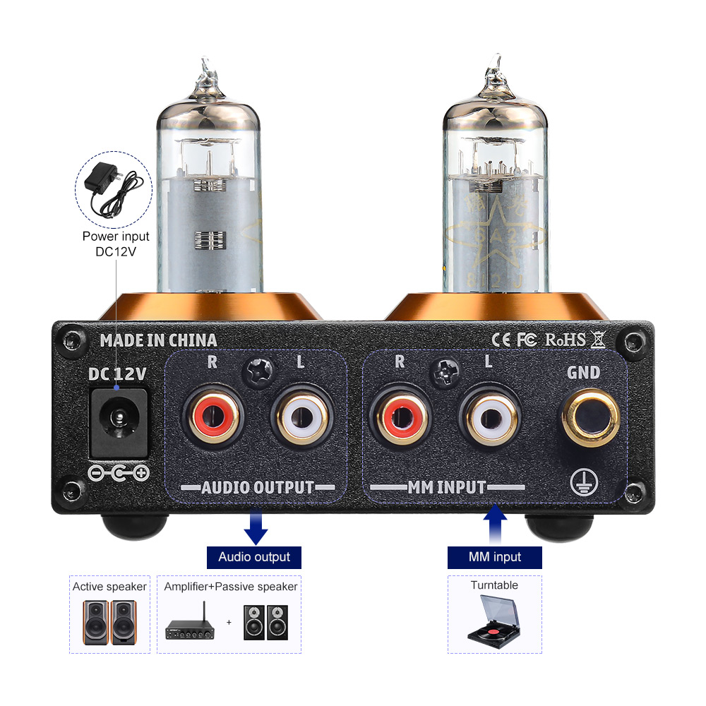 AIYIMA チューブ T3 HiFi プリアンプオーディオボード真空管 6A2