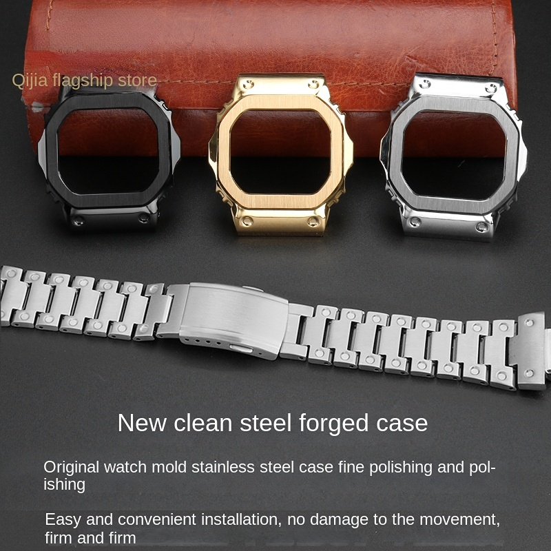 カシオ用メタルケース,ステンレススチール,d5600/G-SHOCK/GW-M5610