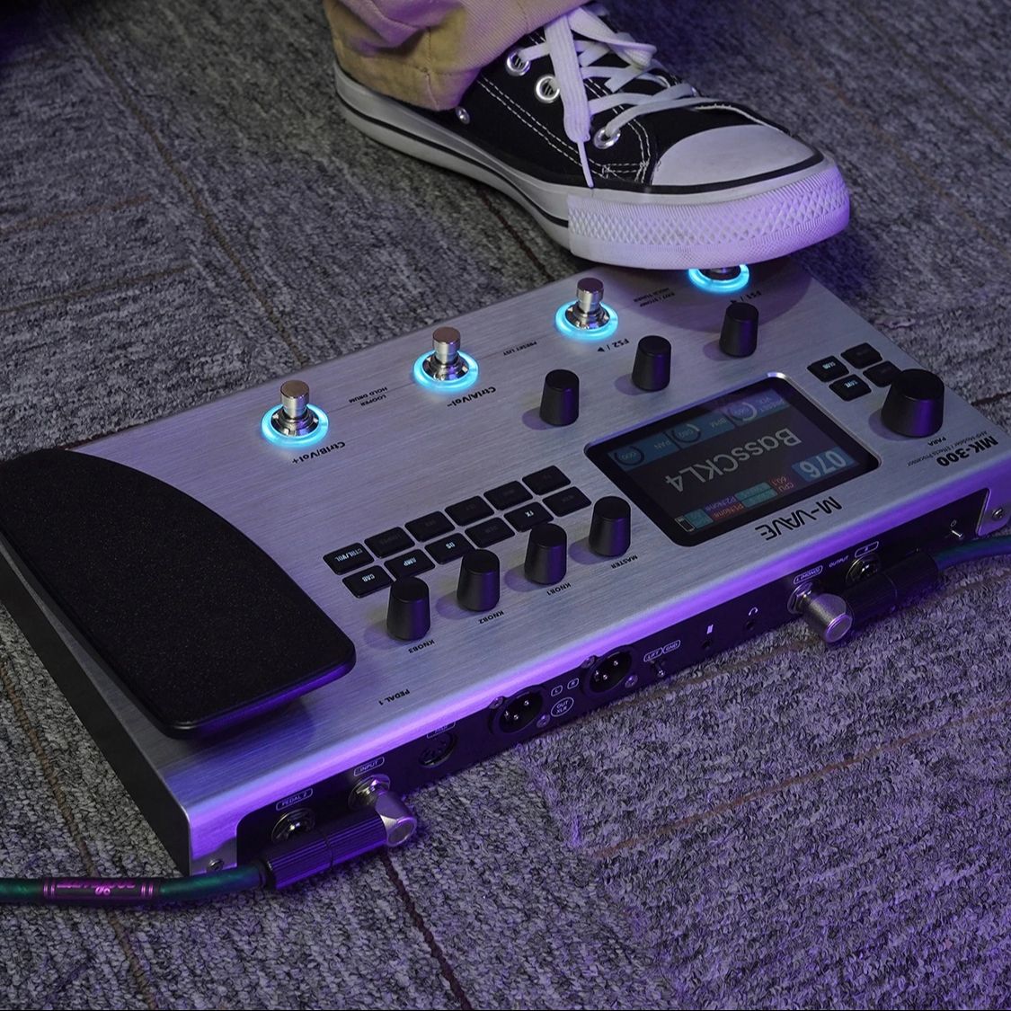 M-VAVE MK-300 Guitar Multi-Effect Processor | 10h Battery+300s