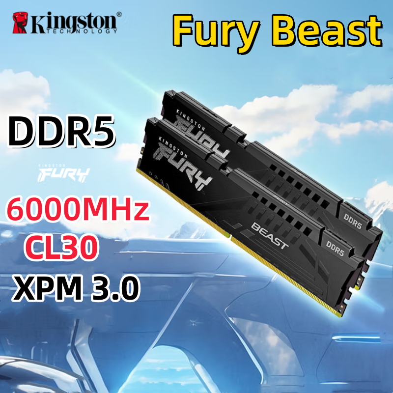 キングストン DDR5 RAM Fury Beast ブラック 32GB 16GB 6000MT/s CL30