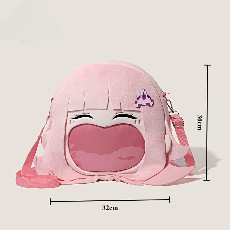 Danganronpa Chiaki Nanami Plush Itabag Cosplay Anime ita Backpack