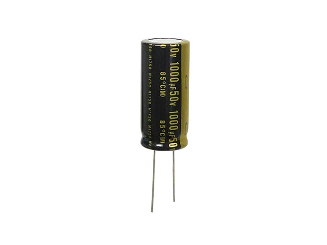 オーディオ用電解コンデンサー1000μF50V85℃ ニチコンMUSE・KZ: 受動