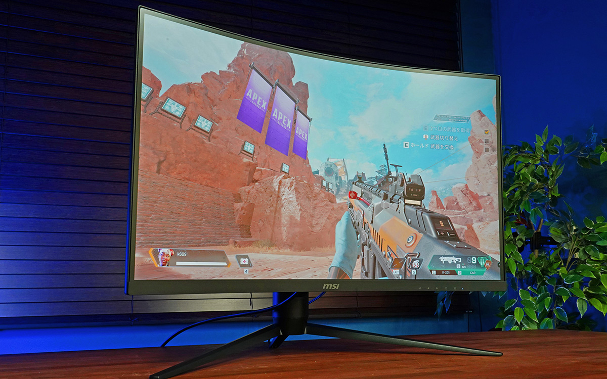 5万円割れの27インチで湾曲/WQHD/170Hz/1msの今時ゲーミングモニター