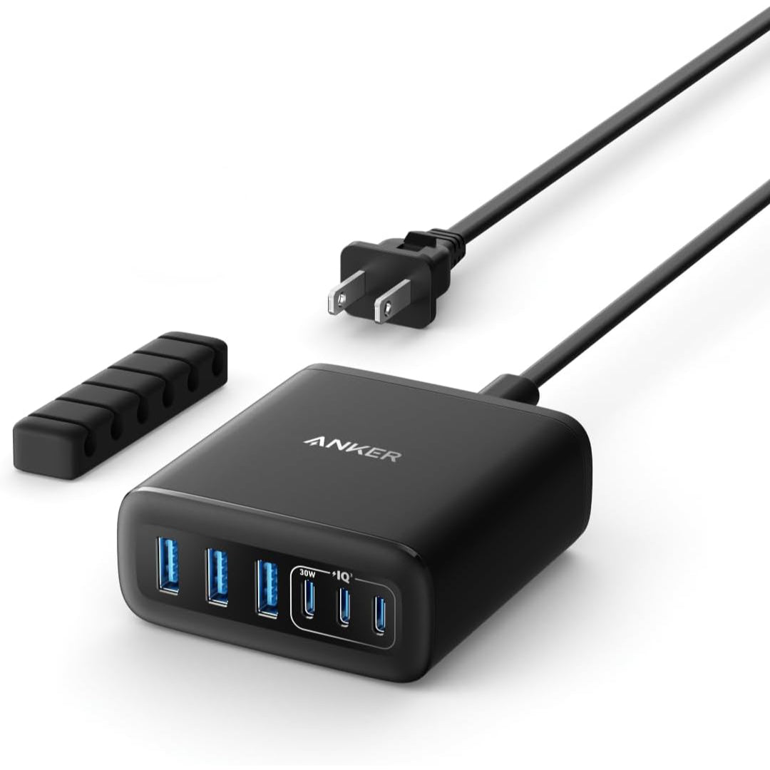 Anker Charger(112W 6 Ports GaN)ブラック [A2154511]｜Mac専門店 秋葉館