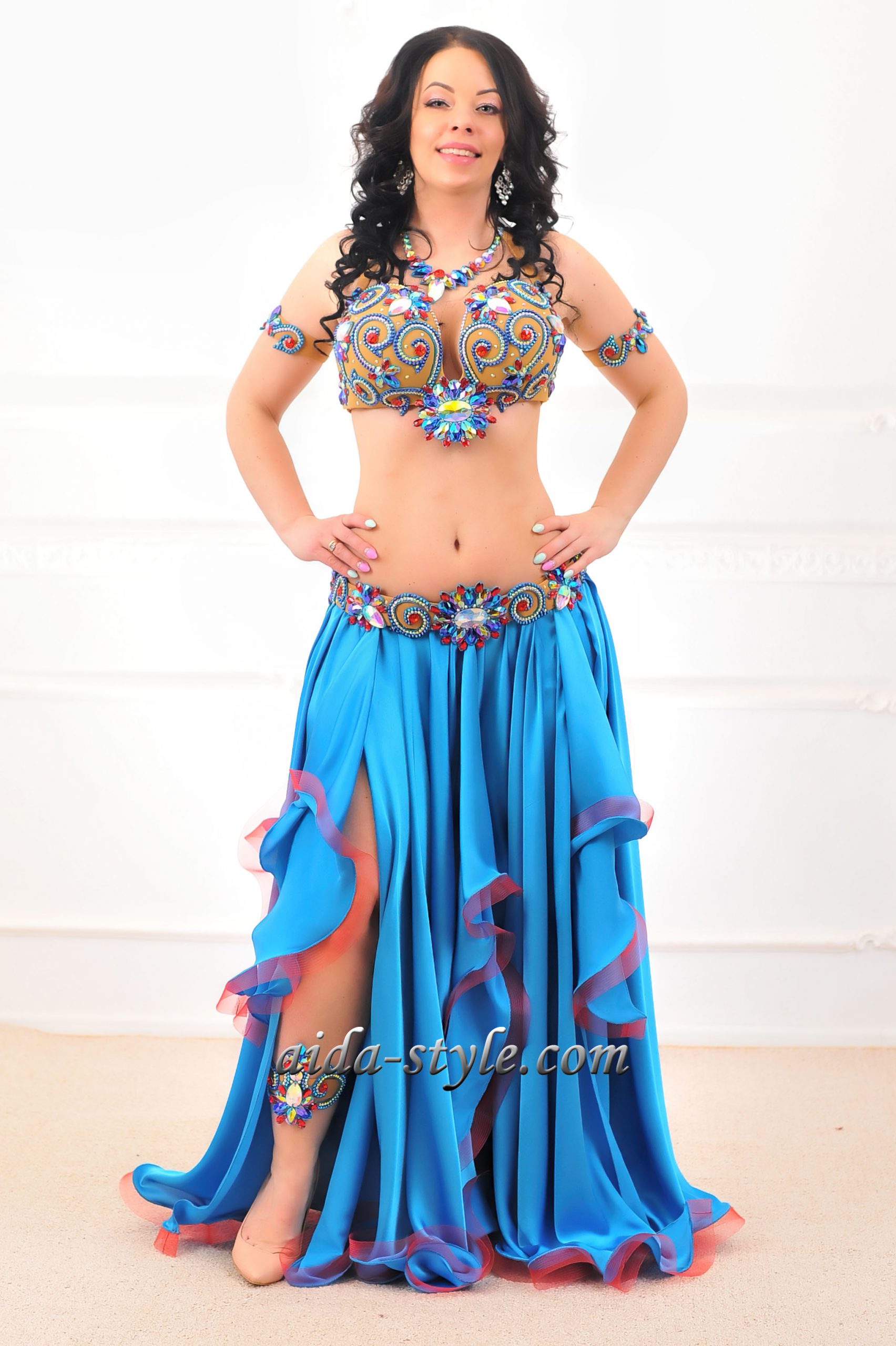 Costume for Belly Dancing Plus Size - Aida Style