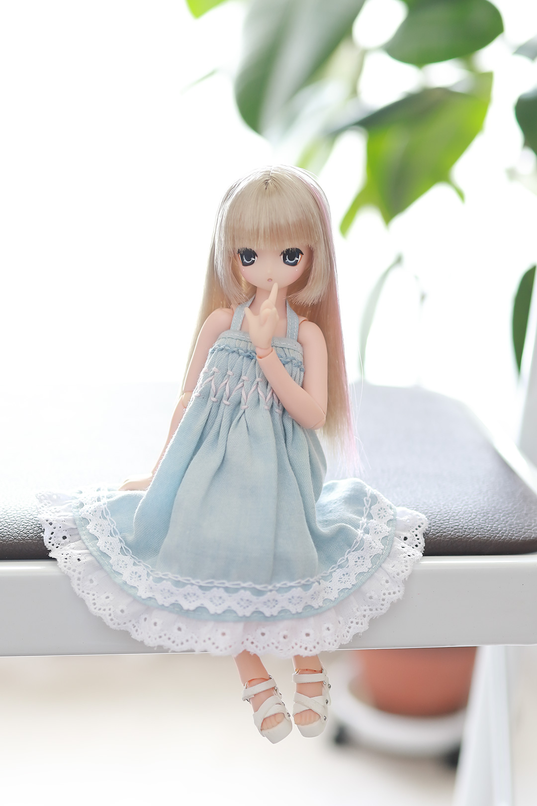 ぽんちゃんのスモッキングワンピース - Aika Flowers