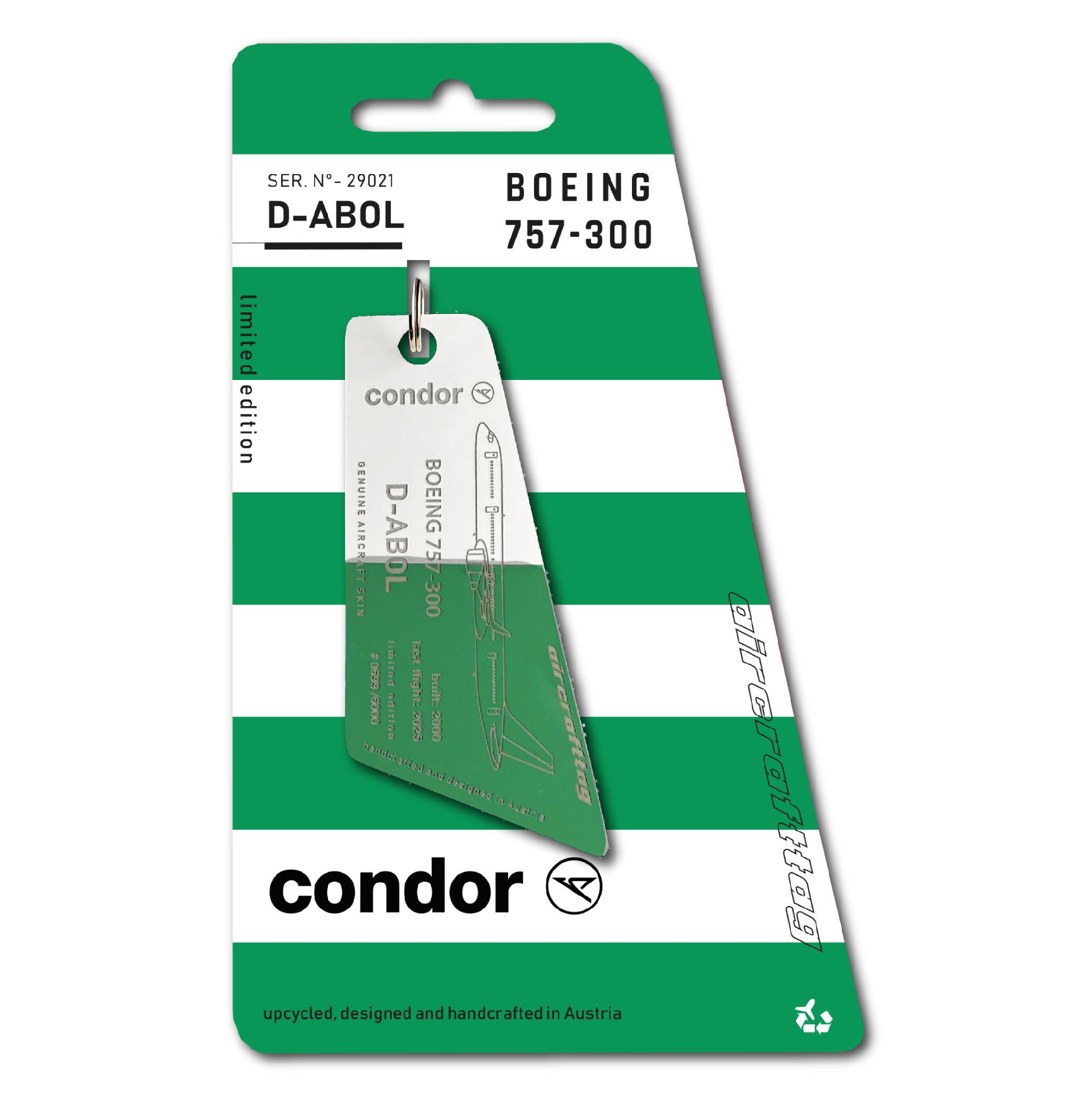 Aircrafttag - original aircraft skin