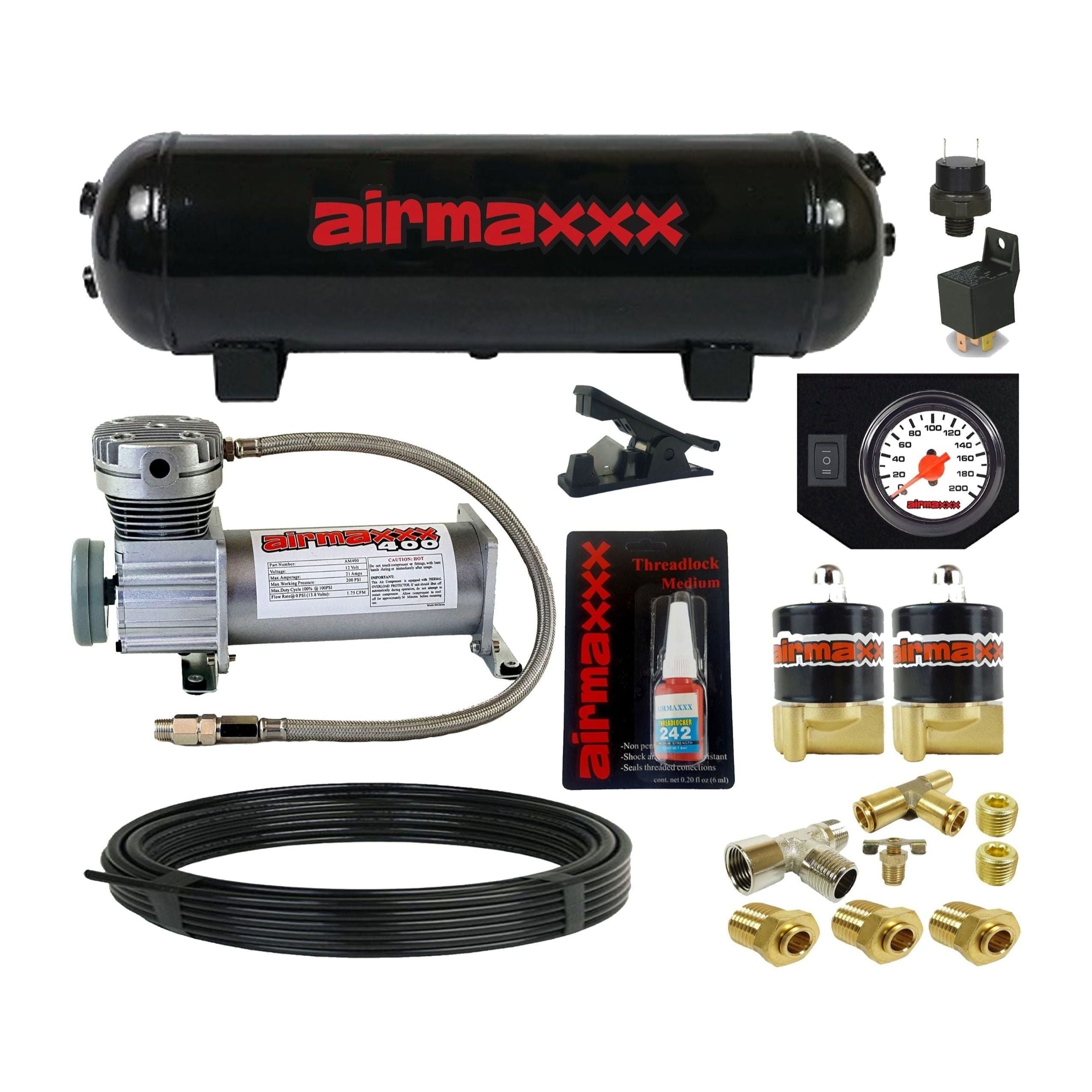airmaxxx Tow Assist In-Cab Control Kit Compressor Tank Valves