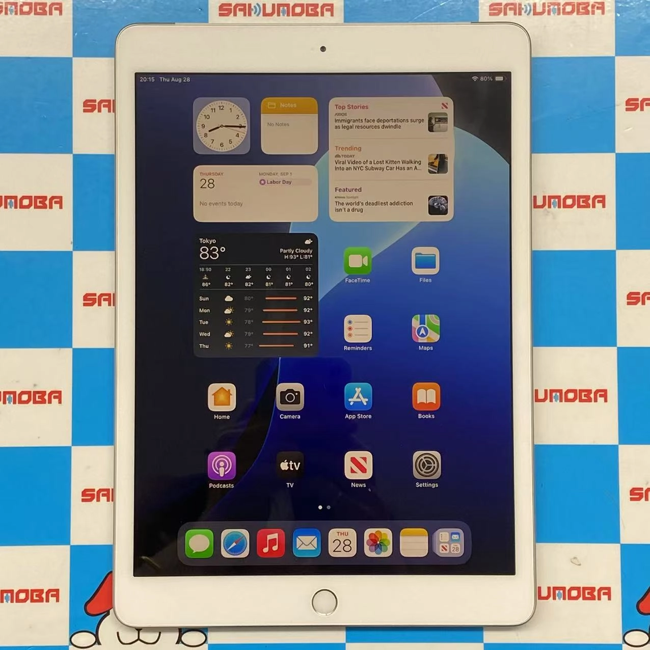 iPad 第7世代 Wi-Fi+Cellularモデル 32GB シルバー NW6C2J/A docomo版