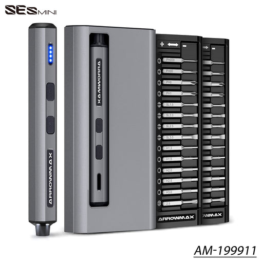 SES MINI Electric Screwdriver With Alu Case (28 in 1)(AM-199911