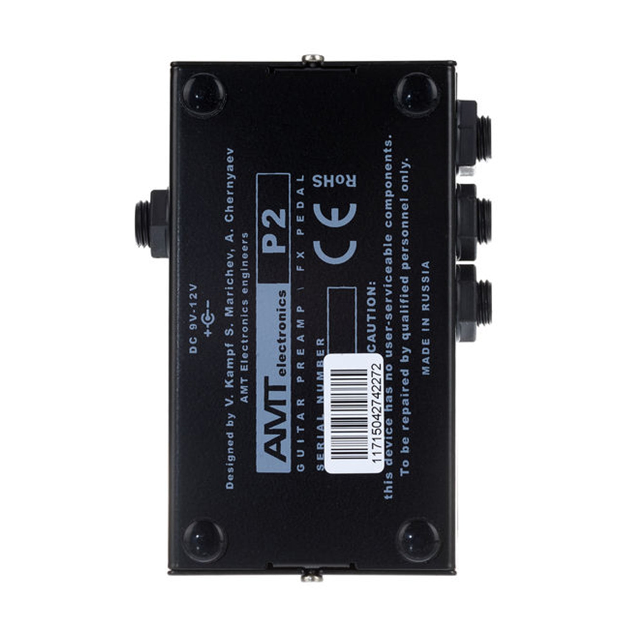 AMT P2 — 2 channels guitar preamp/distortion pedal (Peavey) (w/o