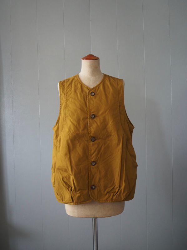 allinone(オールインワン) BAGGAROO vest VENTILE COTTON マスタード